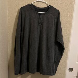 lululemon athletica Charcoal Long Sleeve Henley